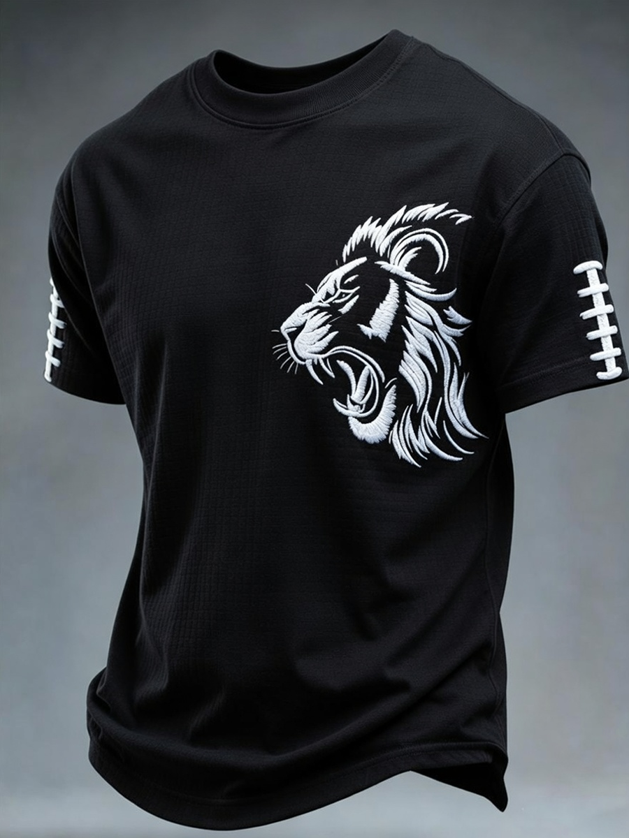Men'S Rugby Fan Printed Casual T-Shirt