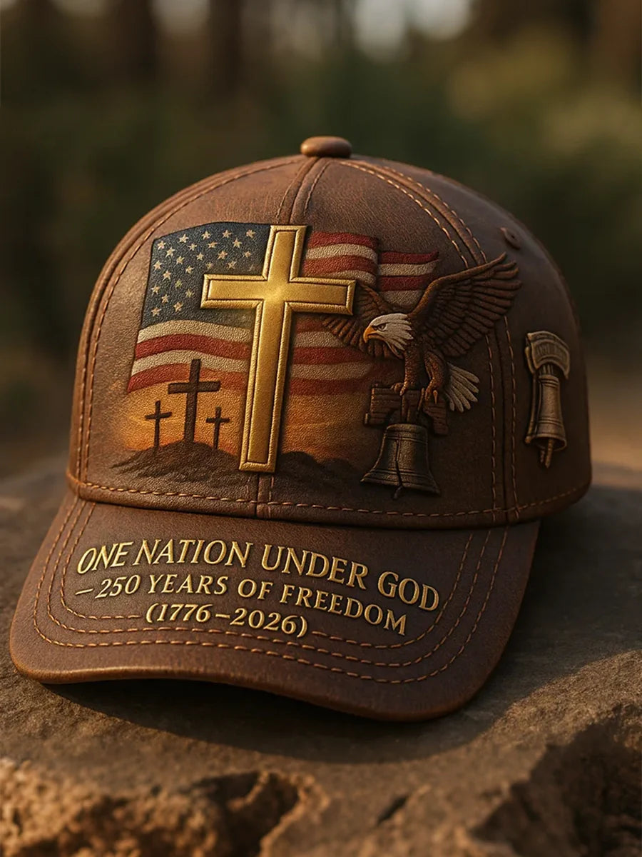 US 250th Anniversary Faith Art Print Hat