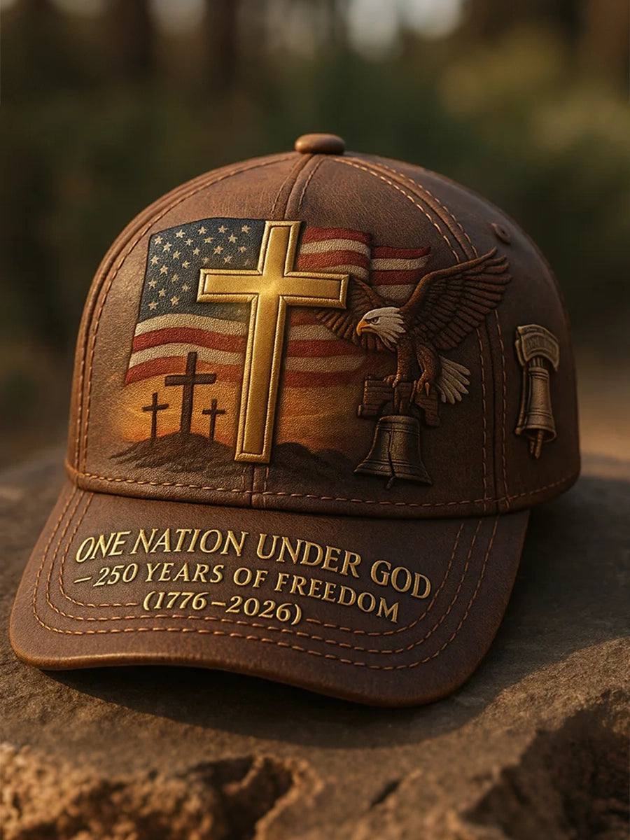 US 250th Anniversary Faith Art Print Hat