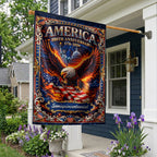 1776–2026 America 250th Anniversary House Flag – Bald Eagle & US Capit