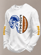 Men'S Football Printed Waffle T-Shirt