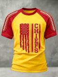 Men'S Football Fan Printed T-Shirt