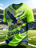 Men'S Football Game Print Casual T-Shirt