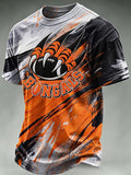 Men'S Football Print Waffle T-Shirt