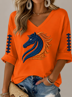 Women'S  Football Lover Casual T-Shirt