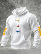 Men'S Football Printed Casual Hoodie