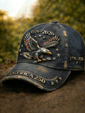 USA 250th Anniversary Eagle Print Men's Hat