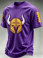 Men'S Football Print Waffle T-Shirt
