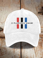 Unisex E Pluribus Unum Printed Hat