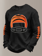 Men'S Football  Printed Waffle T-Shirt