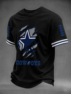 Men's Football Printed Short-Sleeve T-Shirt